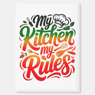 Mijn keuken Mijn Regels Magneet