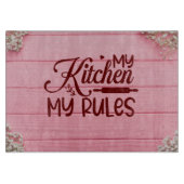 Mijn keuken Mijn regels snijplank (Voorkant)