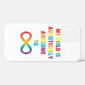 Mijn kind Autistisch Geweldige oneindigheid Case-Mate iPhone Case (Achterkant (horizontaal))