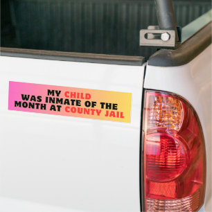 MIJN KIND WAS GEDETECTEERDE VAN DE MAAND IN DE GEV BUMPERSTICKER