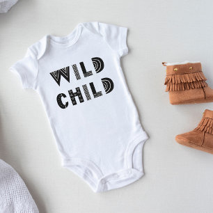 Mijn kind "Wild Child" Eén stuk Uniek Romper