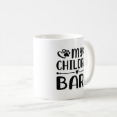 Mijn kinderen blaffen koffiemok (Voorkant rechts)