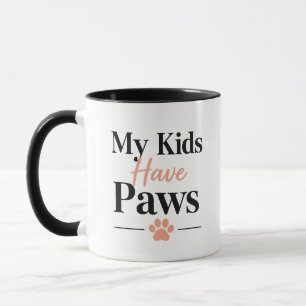 Mijn Kinderen Hebben Pootjes Pet Parent Citaat Mok