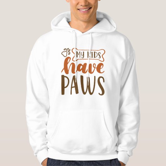 Mijn Kinderen hebben poten Hoodie (Voorkant)