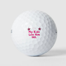Mijn kinderen houden van hem golfballen cool perso