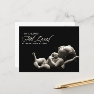 "Mijn kinderen voelen zich geliefd" Motivatie Affi Briefkaart