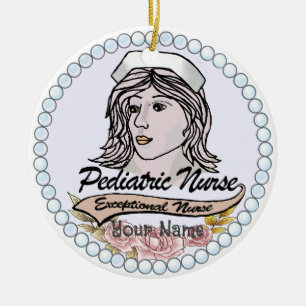 Mijn kinderverpleegster keramisch ornament