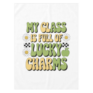 Mijn klas zit vol Lucky Charms Patricks leraar Tafelkleed