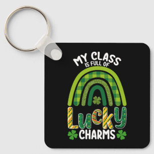 Mijn klas zit vol Lucky Charms St. Patrick's Day Sleutelhanger