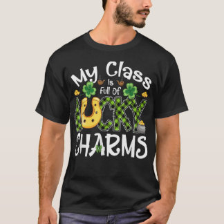 Mijn klas zit vol met luie handschoenen leraren St T-shirt