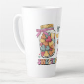 Mijn klas zit vol met Sweethearts Latte Mok (Linkerhoek)