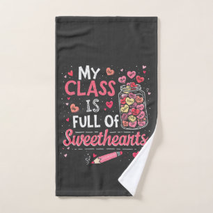 Mijn klas zit vol met Valentijn van liefjes Handdoek