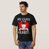 Mijn klas zit vol met zoete harten Valentijn T-shirt (Voorkant volledig)