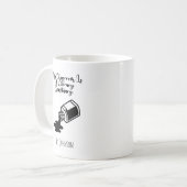 Mijn klaslokaal is een letterkundig heiligdom Onde Koffiemok (Voorkant links)