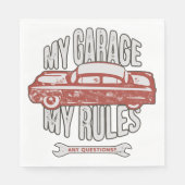 Mijn kleding Mijn regels Servet (Voorkant)