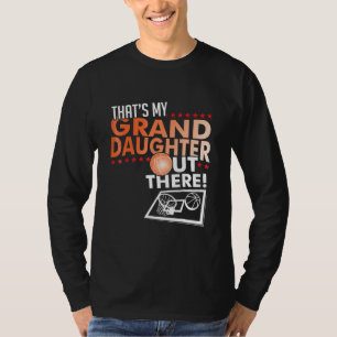 Mijn kleindochter Basketball Grandpa amp; Grandma T-shirt