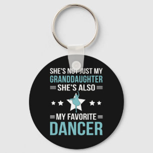 Mijn kleindochter danst opa van een danser opa sleutelhanger