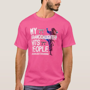 Mijn kleindochter Karate Oma Karate Grootmoeder T-shirt