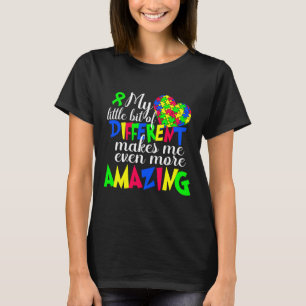 Mijn kleine beetje verschil maakt Autisme bewust T-shirt