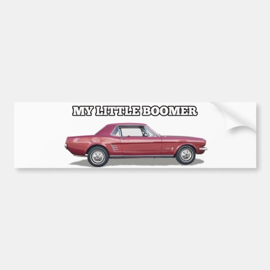 Mijn kleine Boomer Bumpersticker (Voorkant)