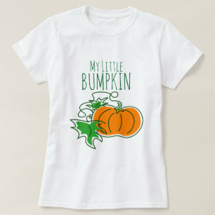 Mijn kleine BUMPKIN herfst moederschap T-shirt