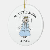 Mijn kleine engel. keramisch ornament (Links)