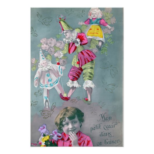 Mijn kleine hart in deze kus perfect poster (Voorkant)