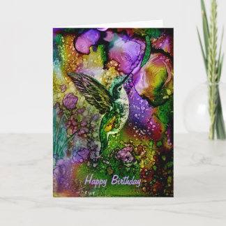 Mijn kleine Hummingbird Kaart