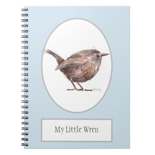 'Mijn kleine kruid' Bird Spiral Notebook Notitieboek (Voorkant)