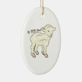 Mijn kleine Lamb Keramisch Ornament (Rechts)