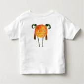 Mijn kleine monster is vijf kinder shirts (Achterkant)