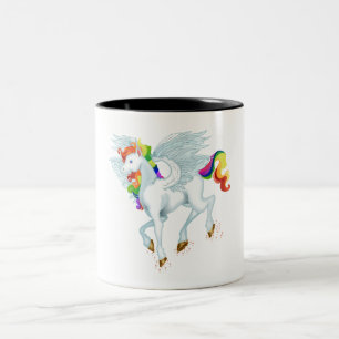 Mijn kleine Pony droom regenboog Pegasus Tweekleurige Koffiemok