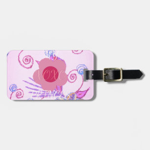 Mijn kleine prinses: Baby roze vector Inspirerend Bagagelabel