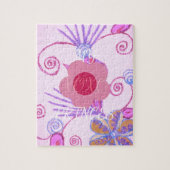 Mijn kleine prinses: Baby roze vector Inspirerend Legpuzzel (Verticaal)