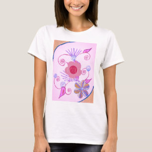 Mijn kleine prinses: Baby roze vector Inspirerend T-shirt