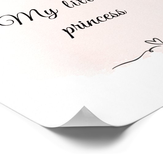 Mijn kleine prinses poster (Hoek)