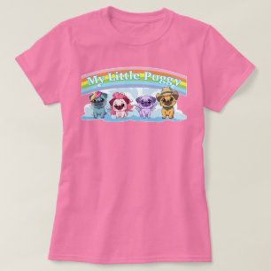 Mijn kleine Puggy MLP Schattigee Pug T-shirt