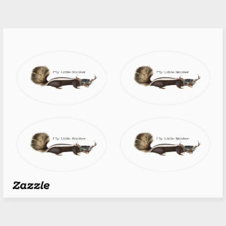 Mijn kleine Stinker  oval Stkunk Stickers