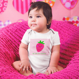 Mijn kleine Sweet Strawberry Pink Girl Baby kweker Romper