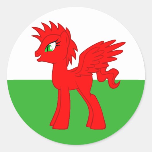 Mijn kleine Welsh Sticker (Voorkant)