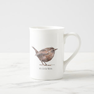 Mijn kleine Wren China Tea Cup Porselein Kop