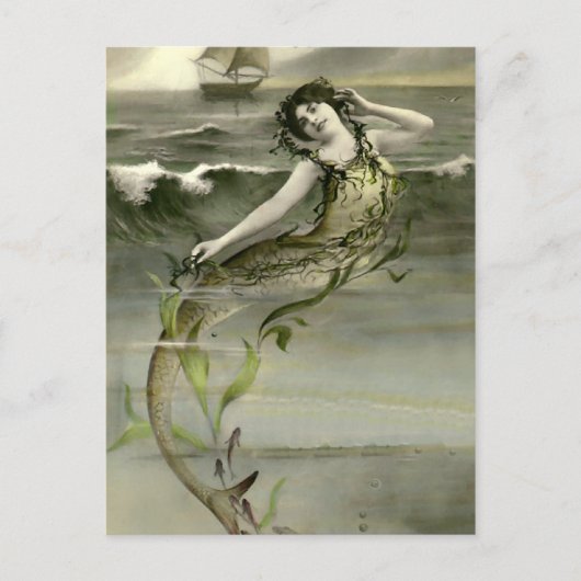 Mijn kleine zeemeermin briefkaart (Voorkant)