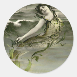 Mijn kleine zeemeermin ronde sticker