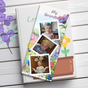 Mijn kleinkinderen groot gepersonaliseerd Bladwijz Menu