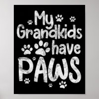 Mijn kleinkinderen hebben poten Funny hond kat oma