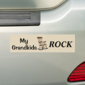 Mijn kleinkinderen ROCK Bumpersticker (Op auto)