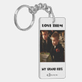 mijn kleinkinderen sleutelhanger (Voorkant Links)