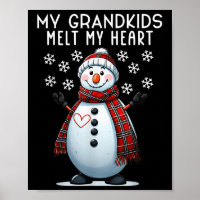 Mijn kleinkinderen Smelten Mijn Hart Sneeuwman Gro