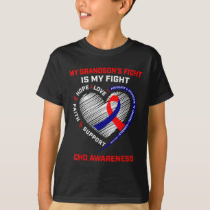 Mijn kleinkinderen vechten tegen mijn hart- en vaa t-shirt