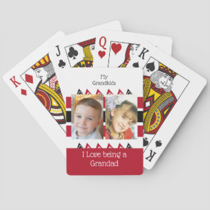 Mijn kleinkinderen vinden het heerlijk om een opa pokerkaarten
